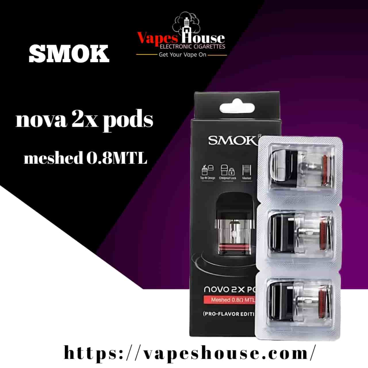 SMOK Nove 2X POD (0.8MTL)