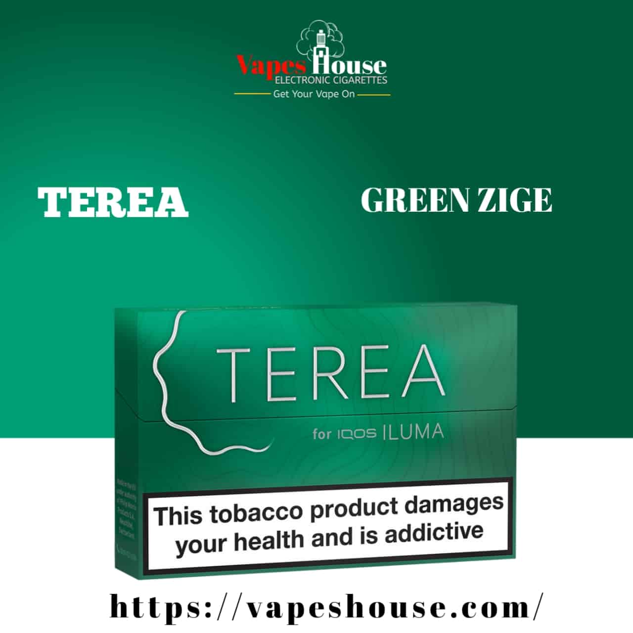 Green Zige Terea IQOS