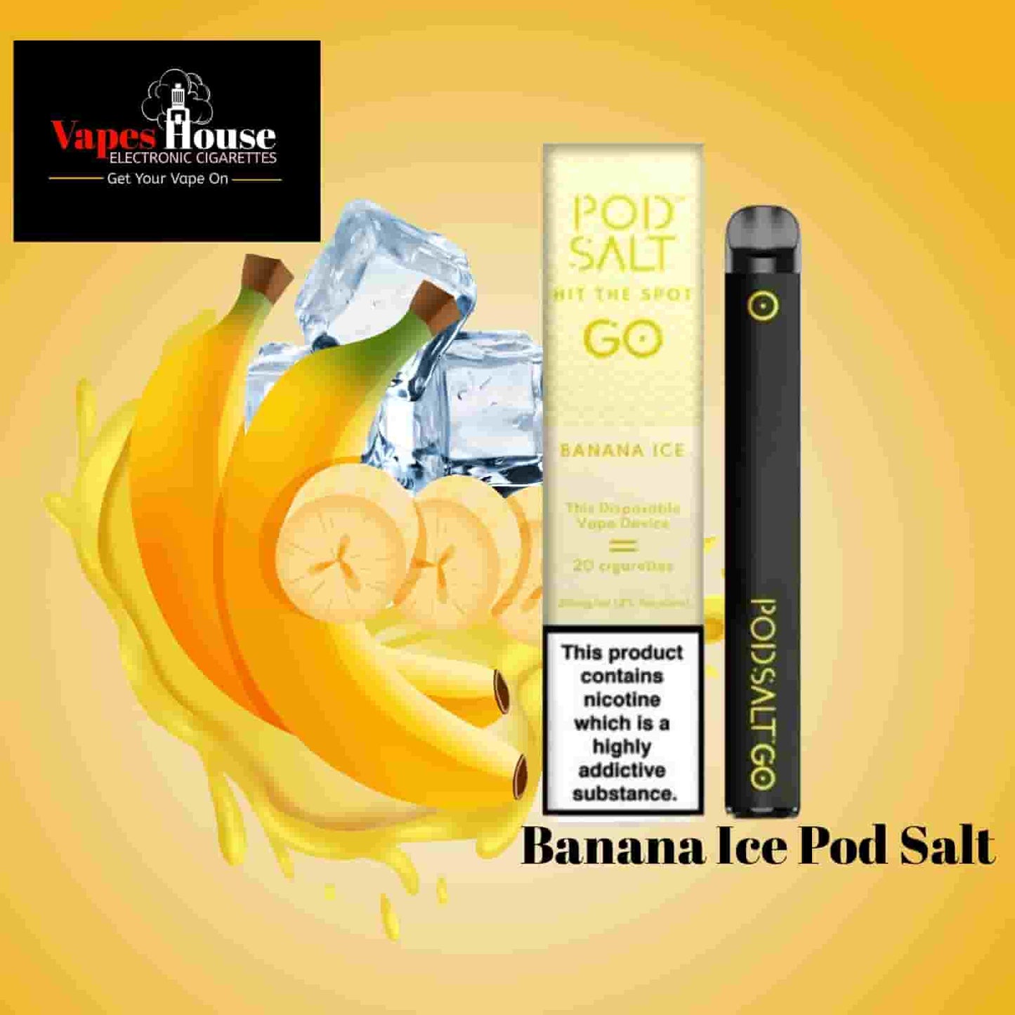 Pod salt banana ice 2500 puffs