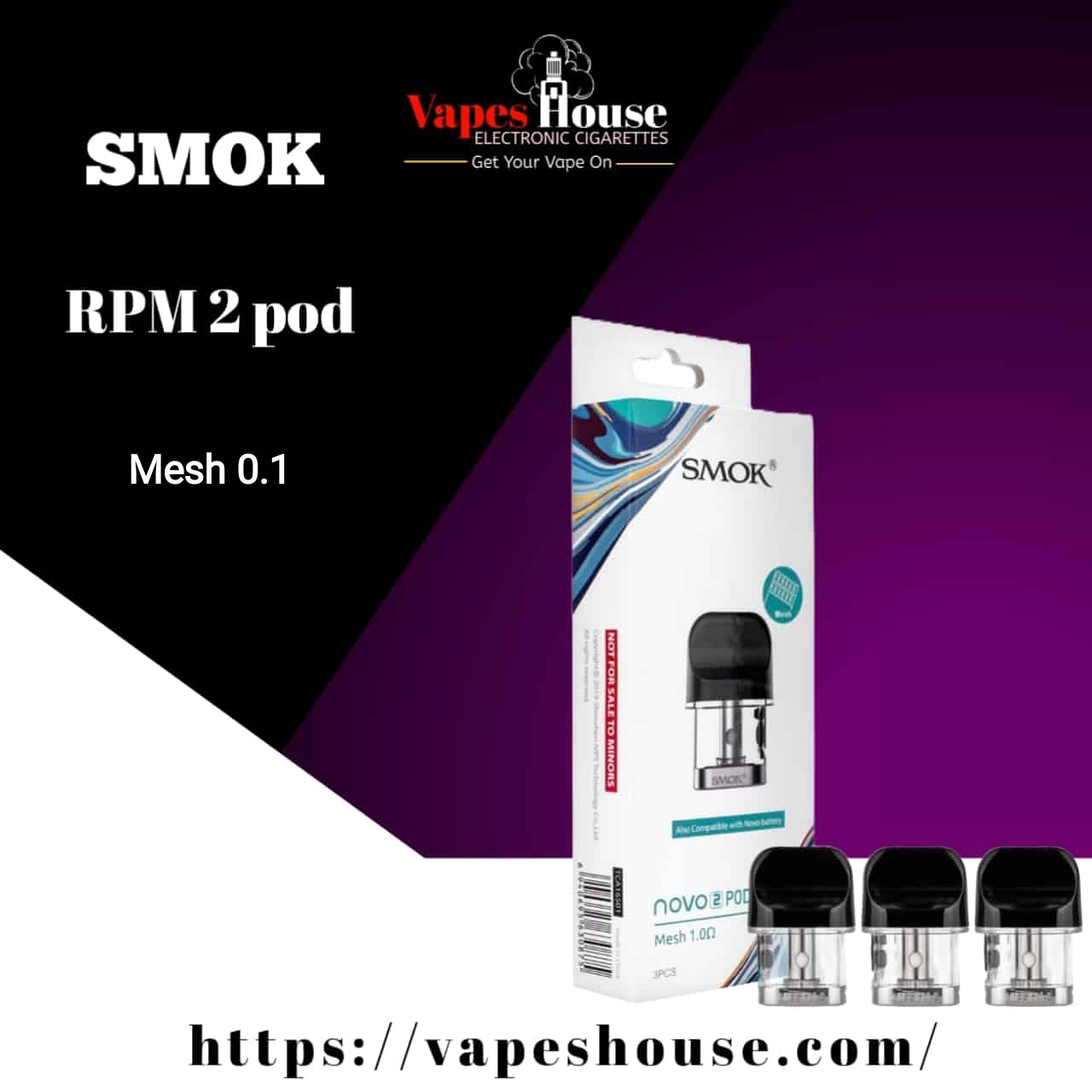 SMOK NOVO 2POD (Mesh 0.1)