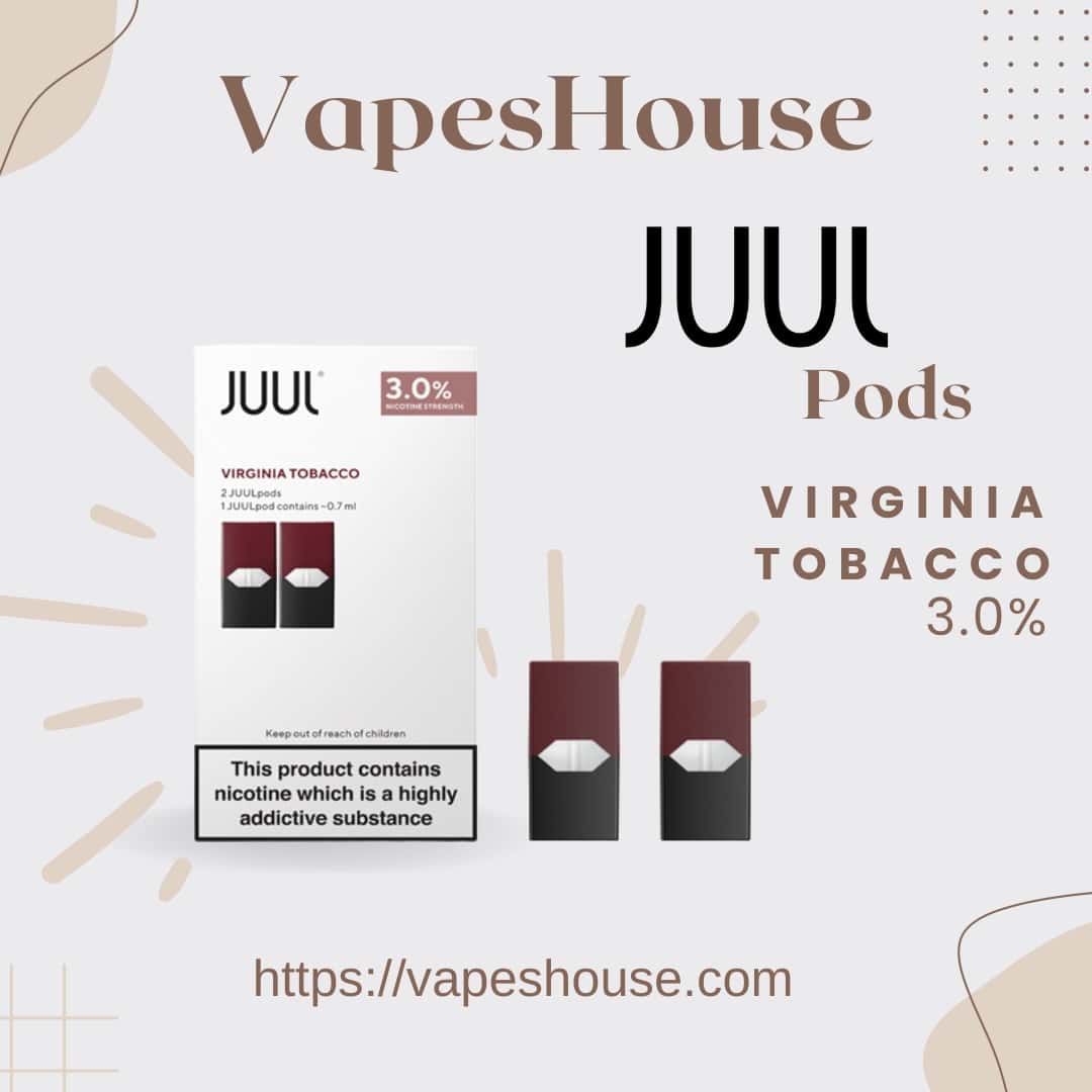 Juul pods Virginia tobacco
