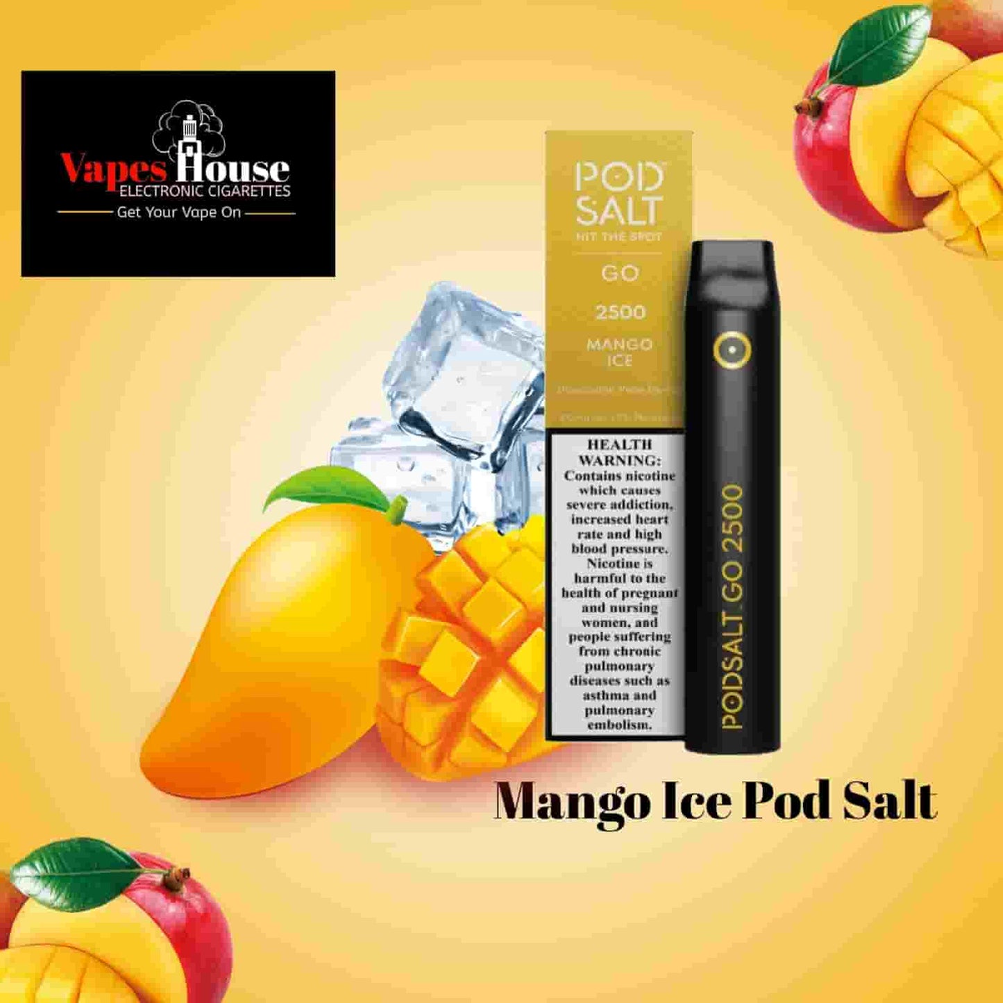 Pod salt mango 2500 puffs