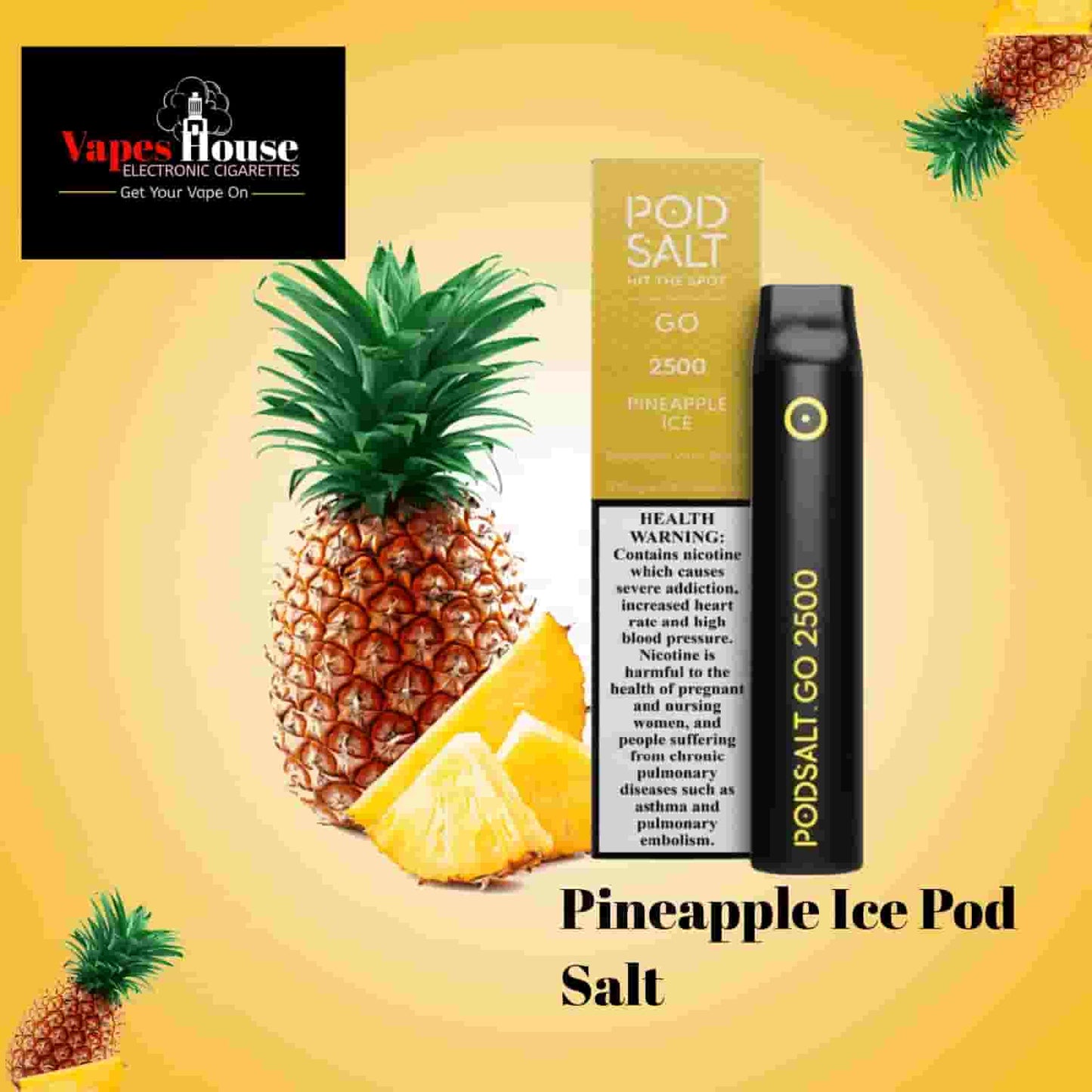 Pod salt pineapple 2500 puffs
