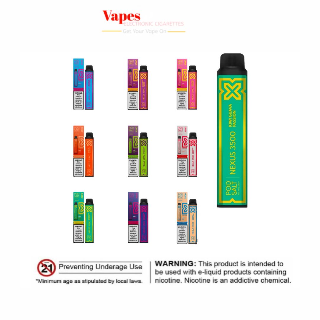 Pod Salt Nexus 3500 Puffs Disposable Vape In Dubai UAE