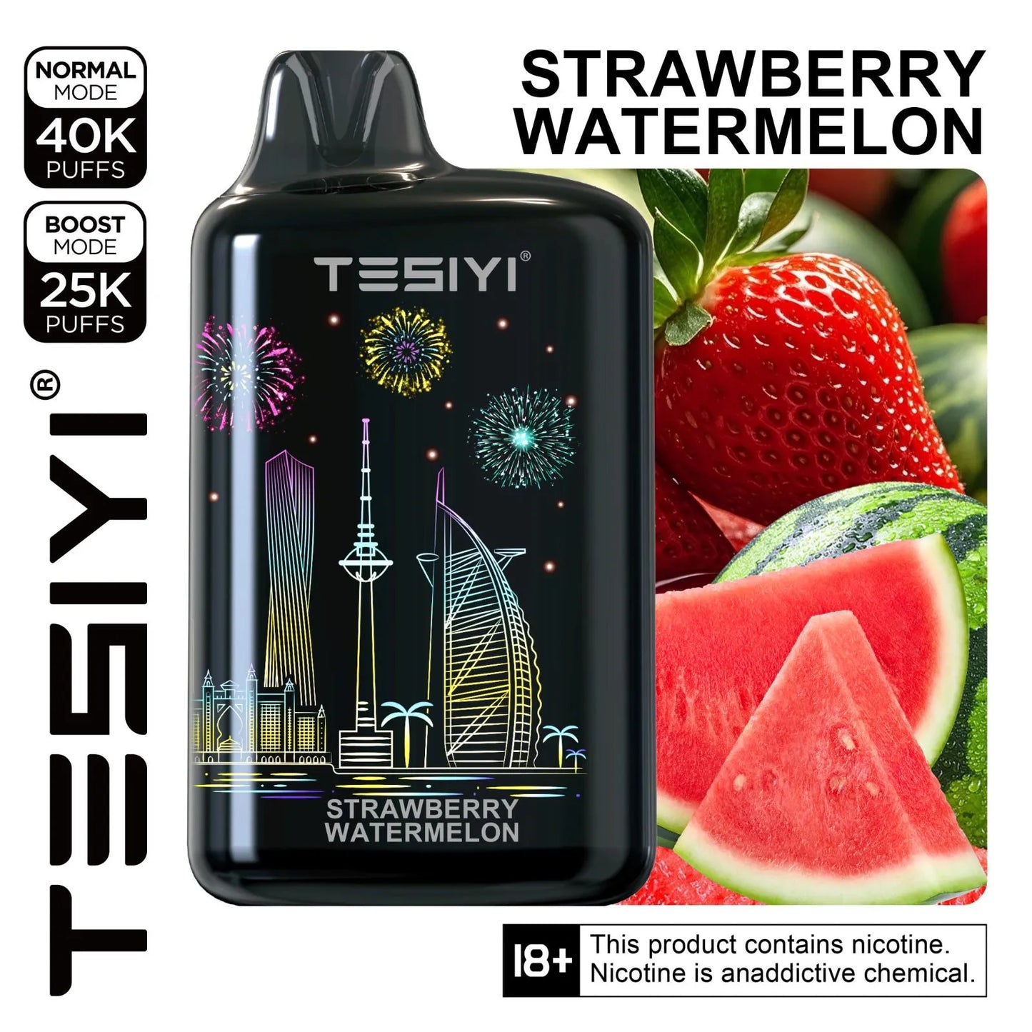 TESIYI ULTRA MAX 40000 Puffs Disposable Vape 50MG In Dubai UAE
