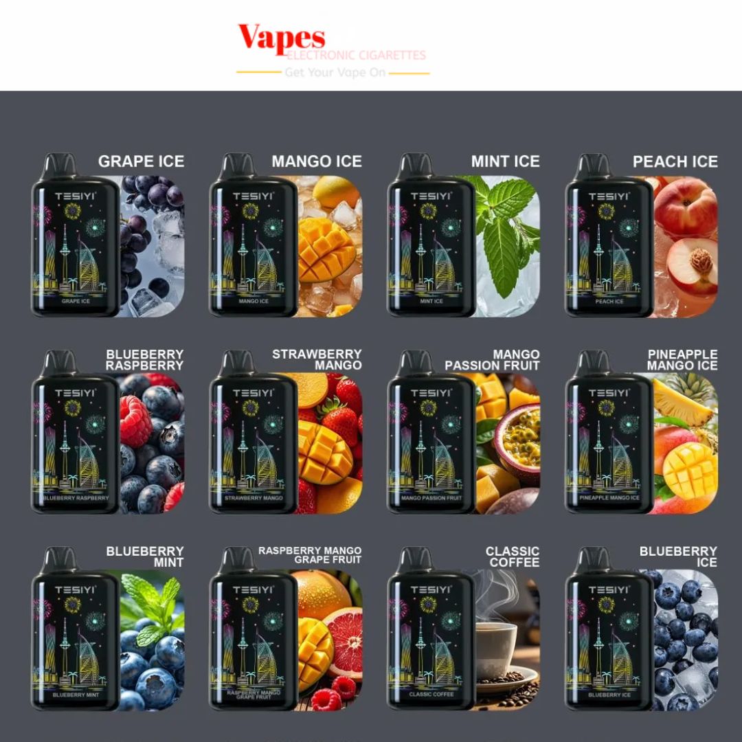 TESIYI ULTRA MAX 40000 Puffs Disposable Vape 50MG In Dubai UAE
