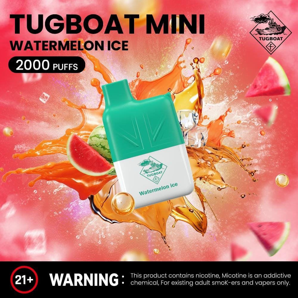 Tugboat Mini 2000 Puffs 2% Nicotine Disposable Vape in Dubai UAE