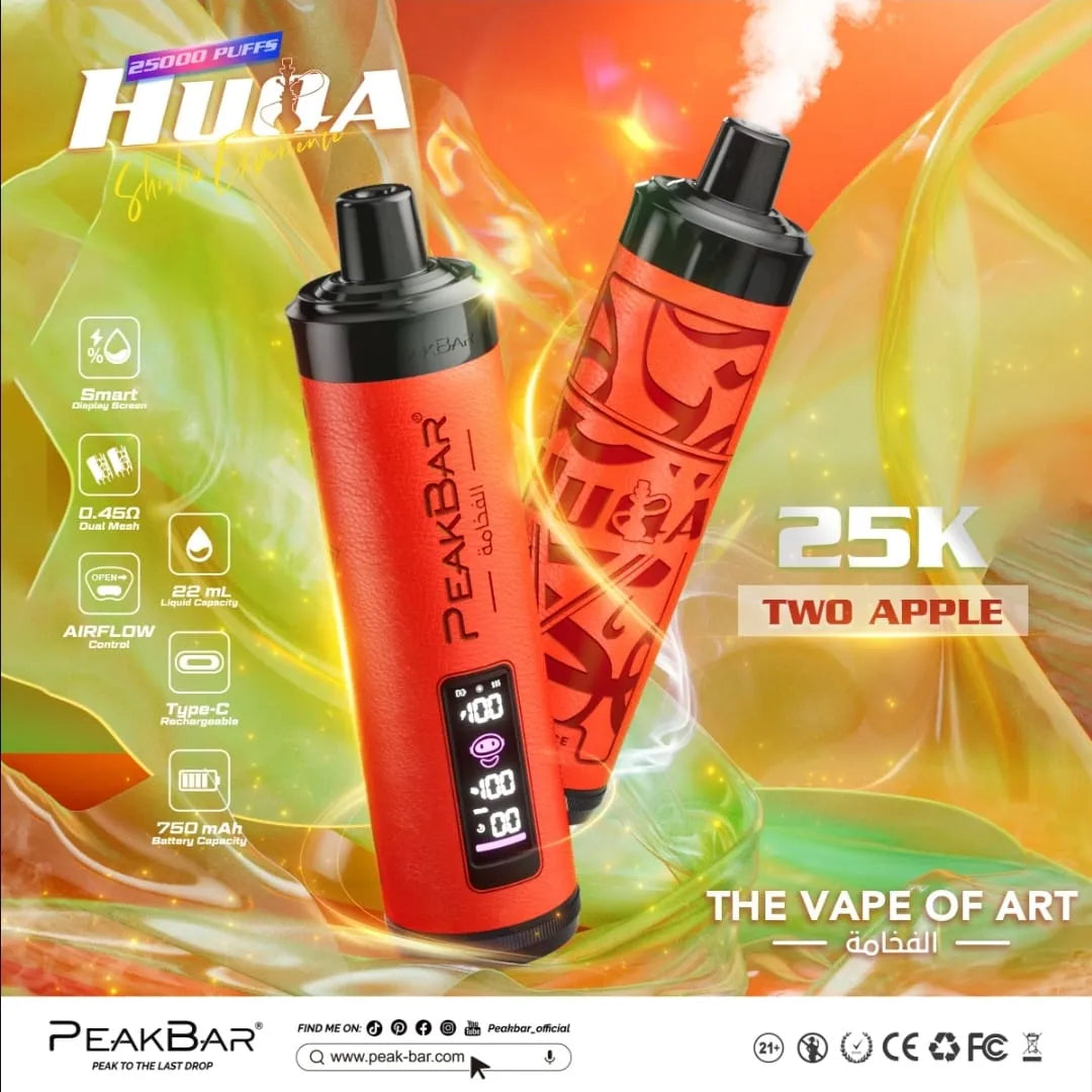 Peak Bar 25000 Puffs Disposable Vape In Dubai UAE