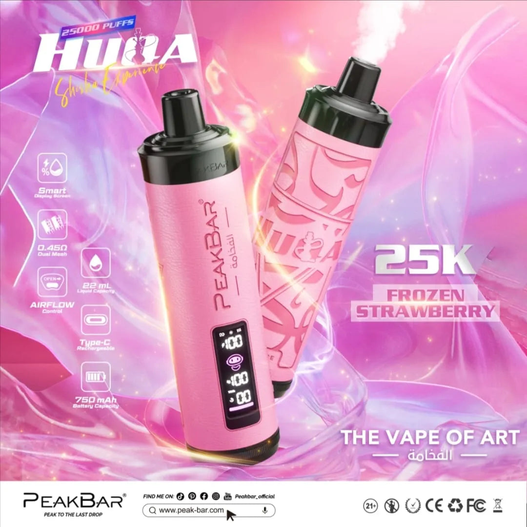 Peak Bar 25000 Puffs Disposable Vape In Dubai UAE