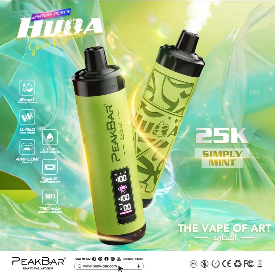 Peak Bar 25000 Puffs Disposable Vape In Dubai UAE