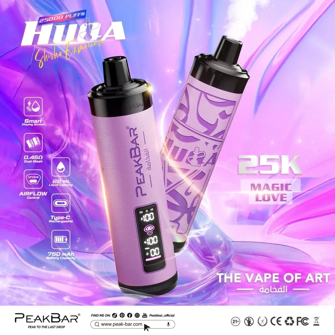 Peak Bar 25000 Puffs Disposable Vape In Dubai UAE