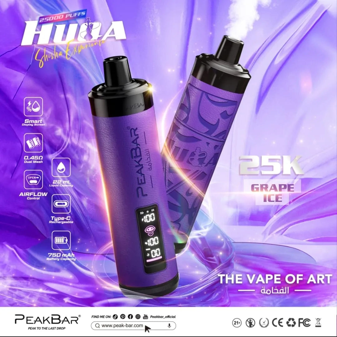 Peak Bar 25000 Puffs Disposable Vape In Dubai UAE