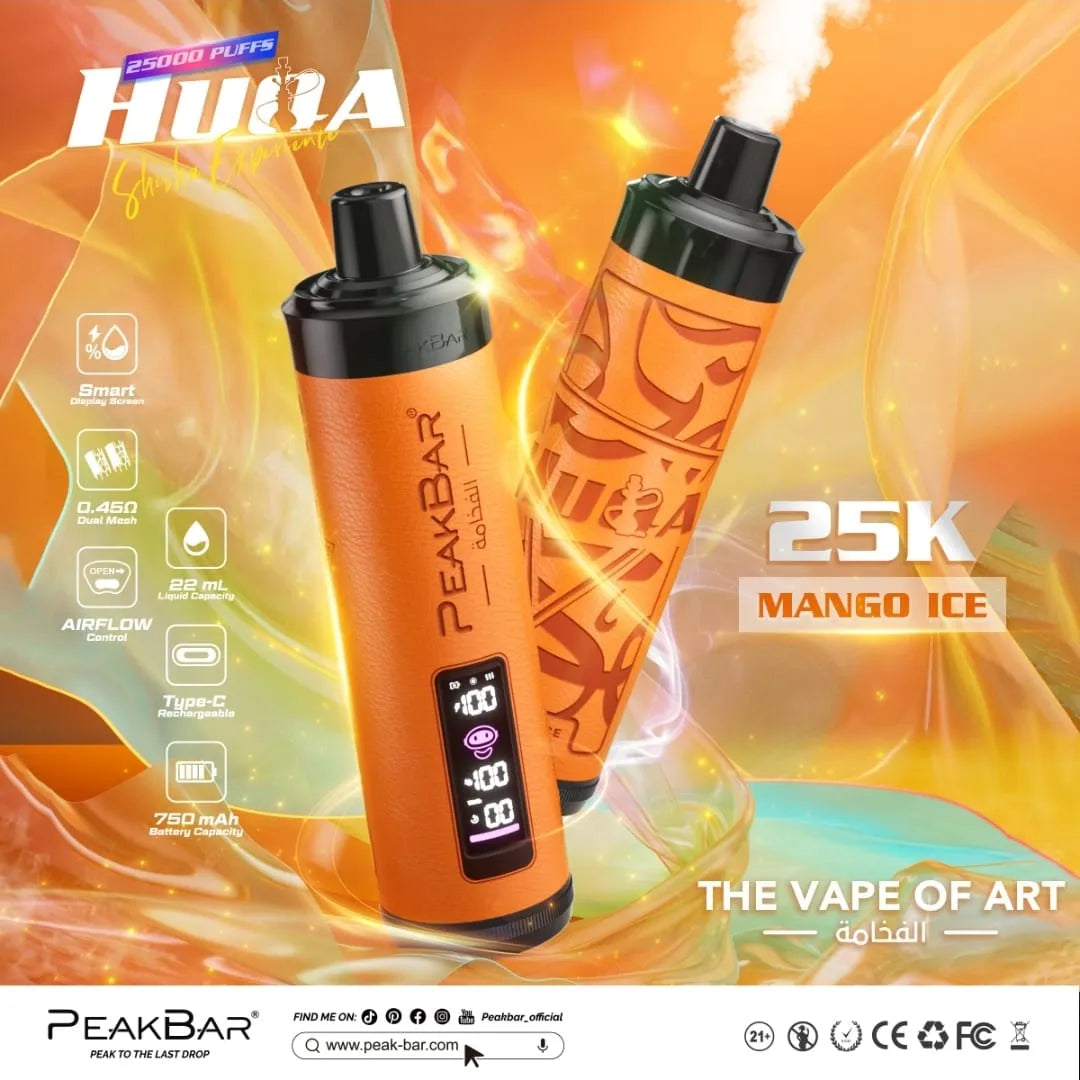 Peak Bar 25000 Puffs Disposable Vape In Dubai UAE