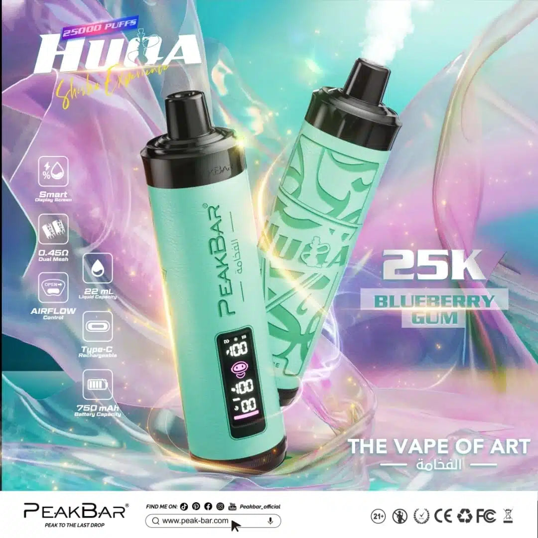 Peak Bar 25000 Puffs Disposable Vape In Dubai UAE