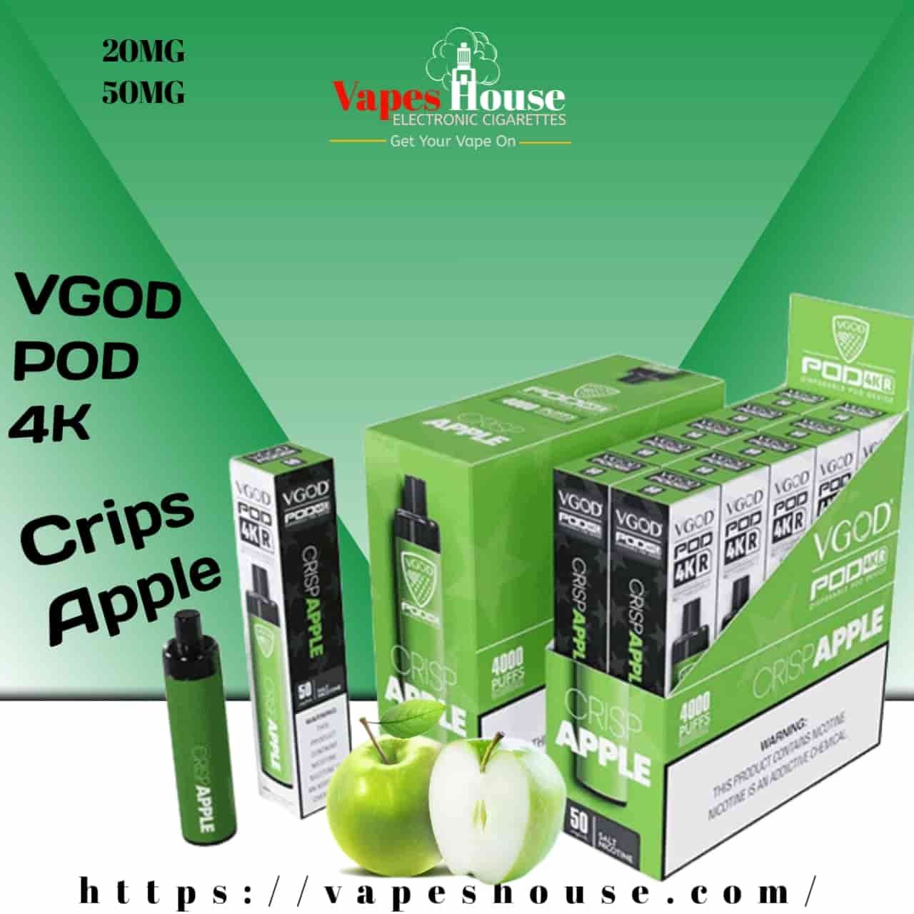 vgod pod 4k crips apple