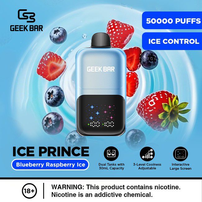 Geek Bar Ice Prince 50000 Puffs Disposable Vape In Dubai UAE