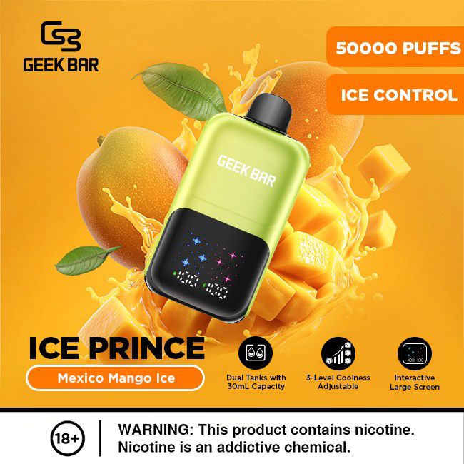 Geek Bar Ice Prince 50000 Puffs Disposable Vape In Dubai UAE