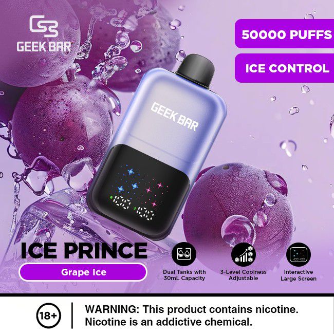Geek Bar Ice Prince 50000 Puffs Disposable Vape In Dubai UAE