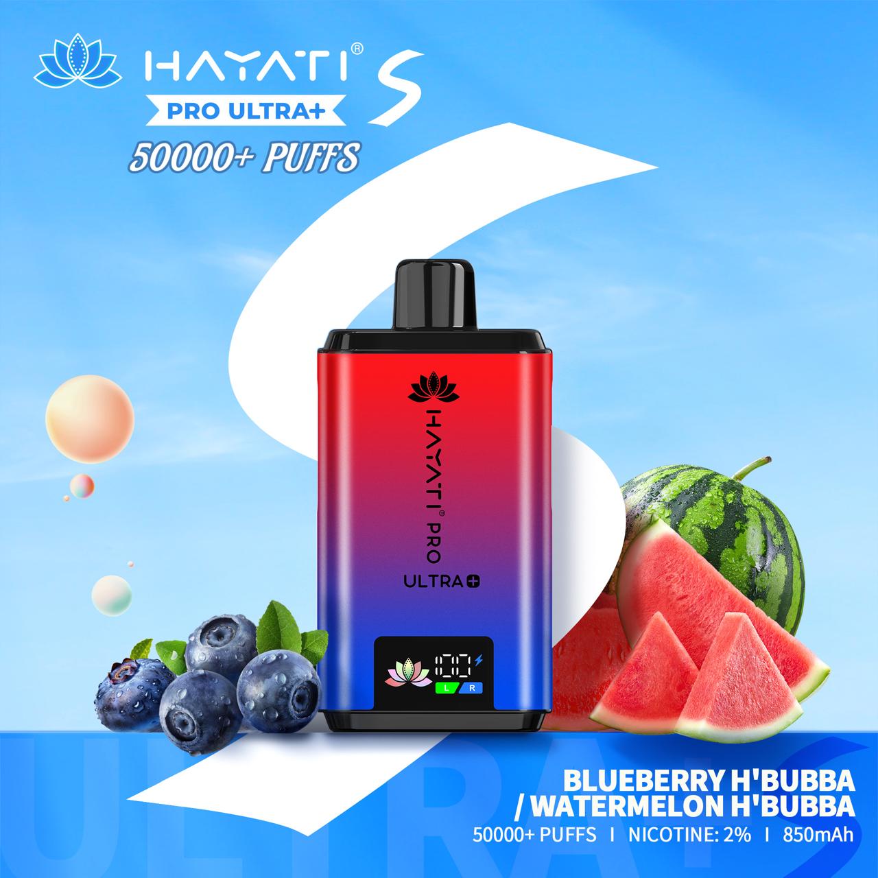 Hayati Pro Ultra+ S 50000 Puffs Disposable Vape in Dubai UAE