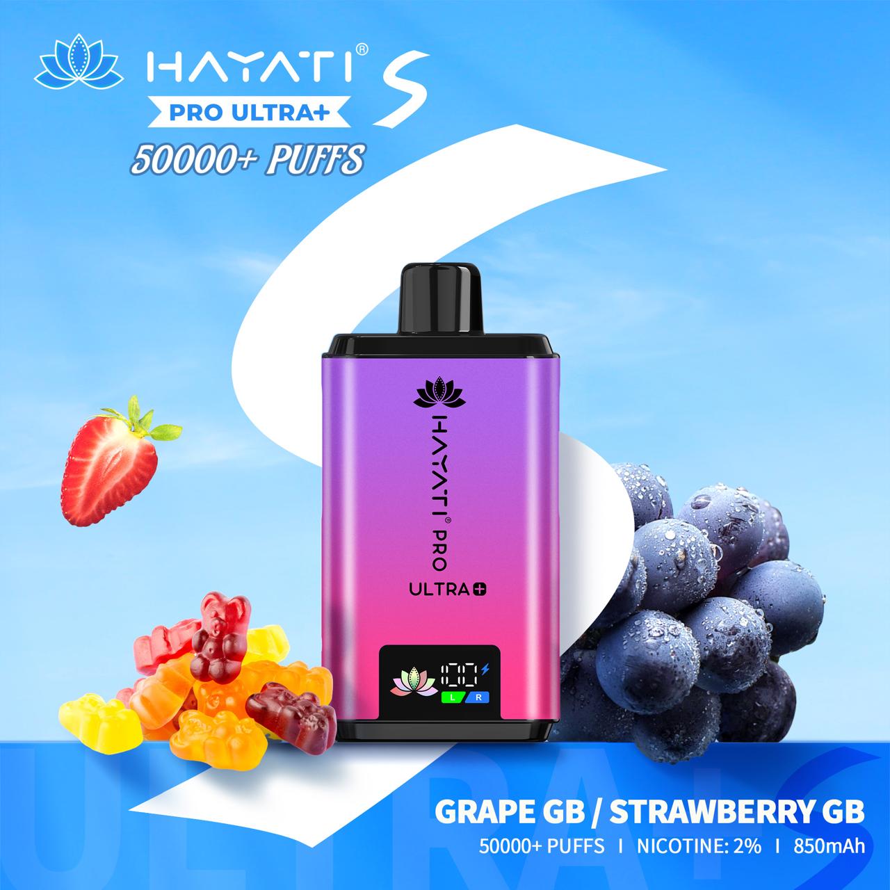 Hayati Pro Ultra+ S 50000 Puffs Disposable Vape in Dubai UAE