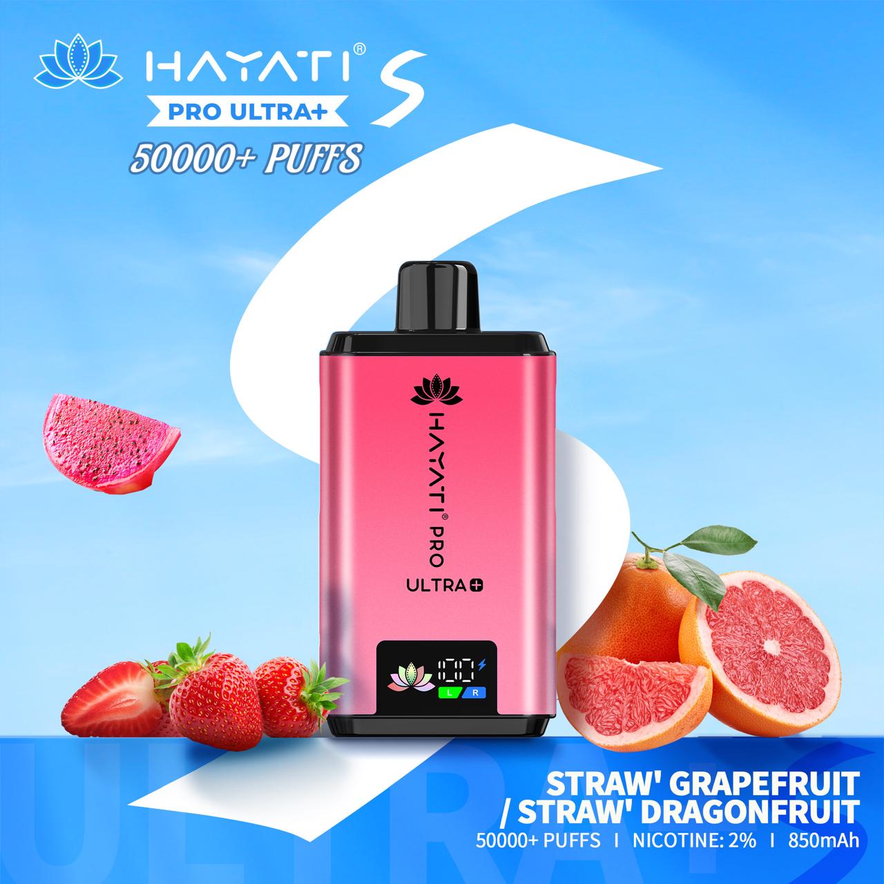 Hayati Pro Ultra+ S 50000 Puffs Disposable Vape in Dubai UAE