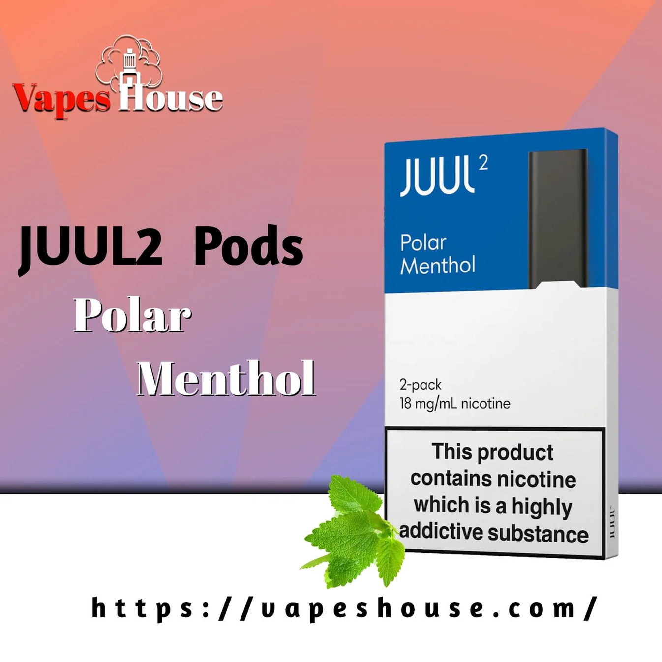 Original JUUL Polar Menthol 18%