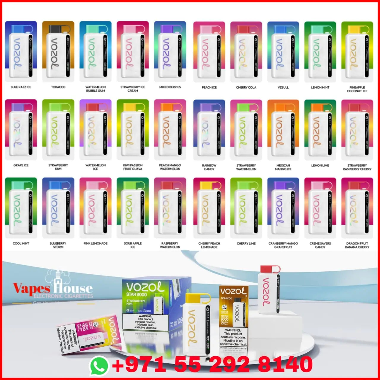 VOZOL STAR 12000 Puffs Best Disposable Vape in Dubai & UAE