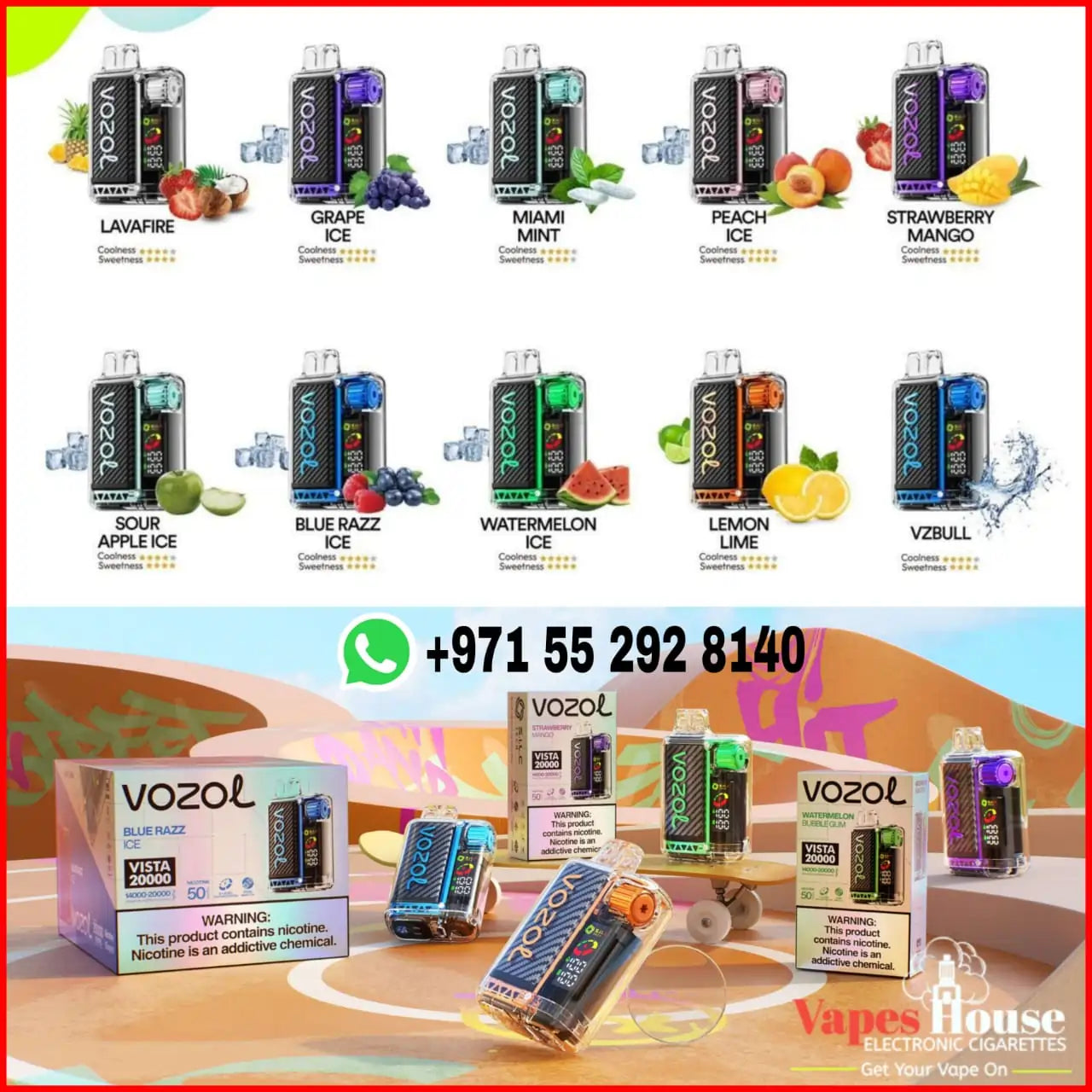 VOZOL Vista 20000 Puffs Disposable Vape