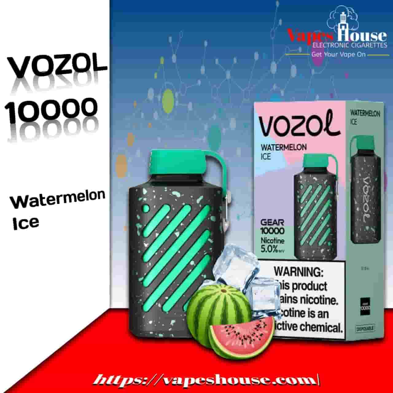 Vozol Watermelon Ice 10000 Puff Vapes House Vozol Watermelon Ice 10000 Puff Vapes House