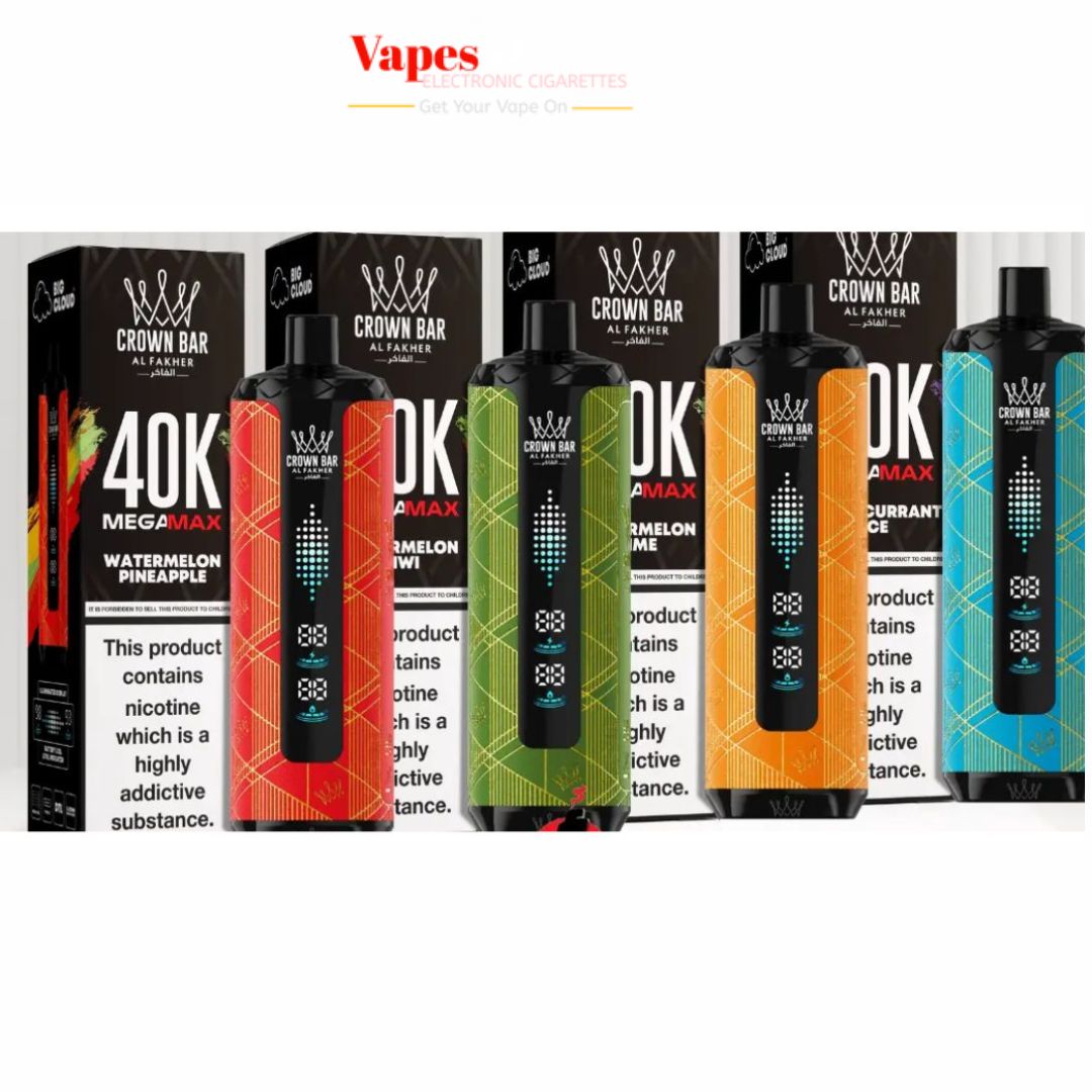 Al Fakher Crown Bar Mega Max 40K Puffs Disposable Vape in UAE