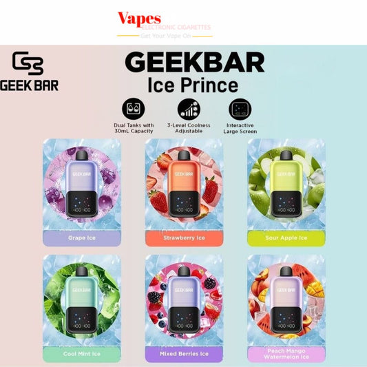 Geek Bar Ice Prince 50000 Puffs Disposable Vape In Dubai UAE