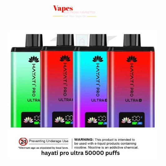 Hayati Pro Ultra+ S 50000 Puffs Disposable Vape in Dubai UAE