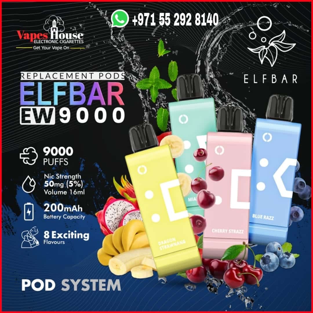 Elf Bar EW9000 Prefilled Pod Kit – 9000 Puffs 