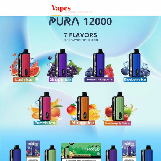 PURA 12000 Puffs Disposable Vape In Dubai UAE