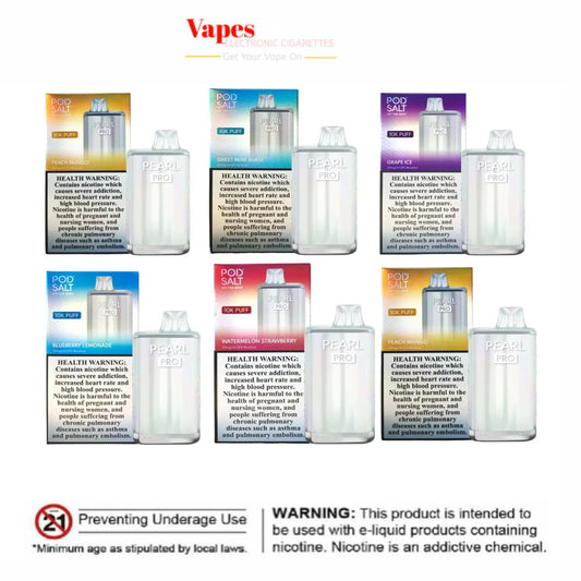 Pod Salt Pearl Pro 10000 Puffs DISPOSABLE Vape in UAE