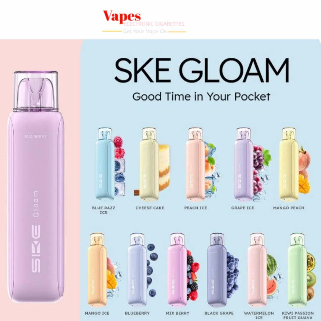 SKE Gloam 5000 Puffs Disposable Vape 20mg In Dubai UAE