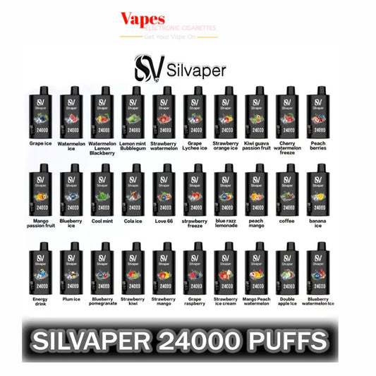 Silvaper 24000 Puffs Disposable Vape In Dubai UAE