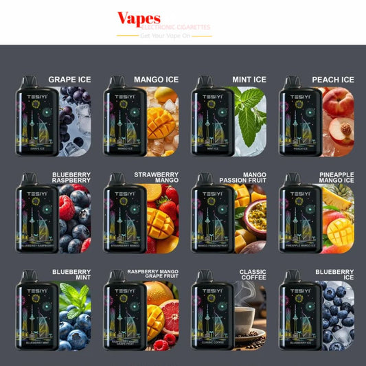 TESIYI ULTRA MAX 40000 Puffs Disposable Vape 50MG In Dubai UAE