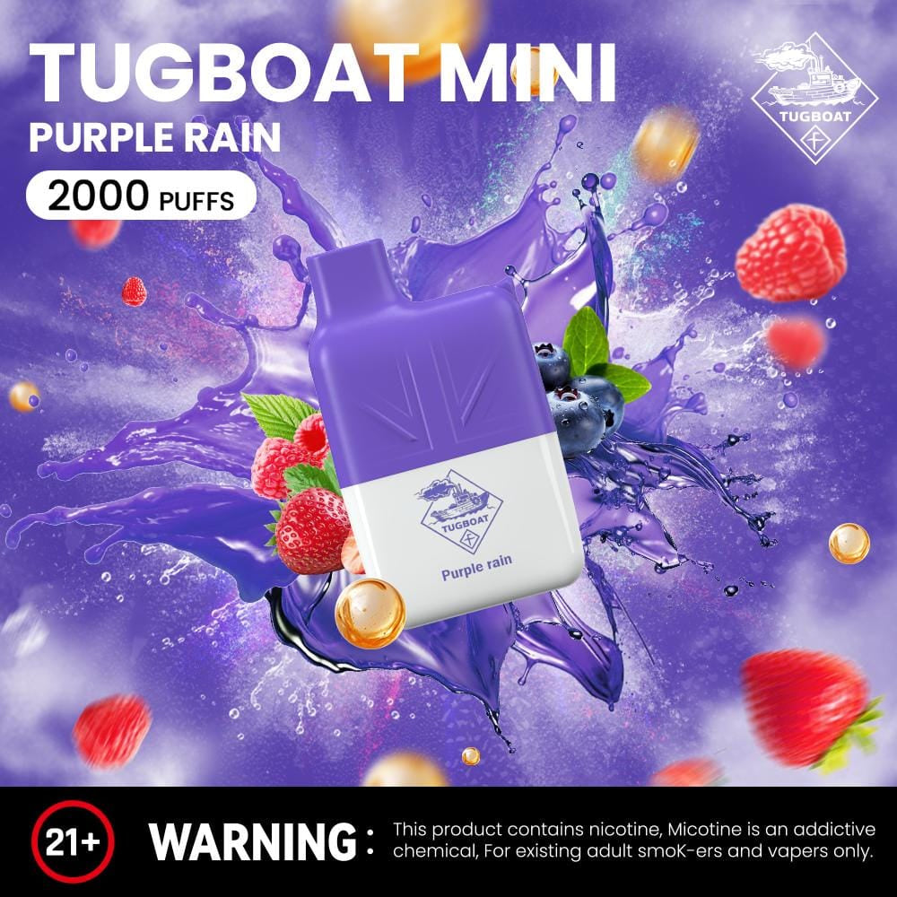 Tugboat Mini 2000 Puffs 2% Nicotine Disposable Vape in Dubai UAE