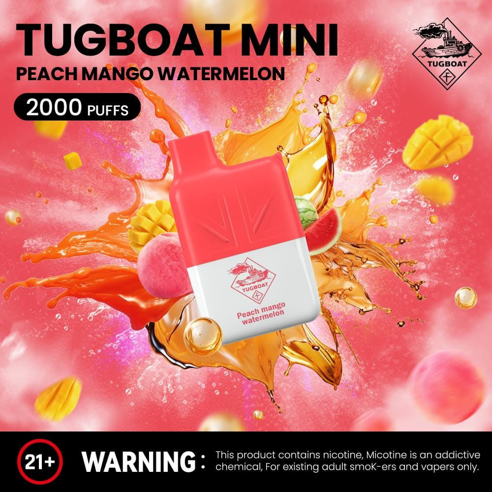 Tugboat Mini 2000 Puffs 2% Nicotine Disposable Vape in Dubai UAE