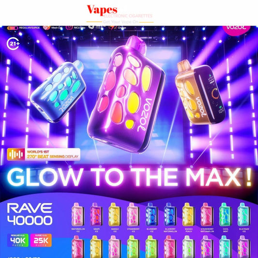 VOZOL RAVE 40000 Puffs Disposable Vape In Dubai UAE