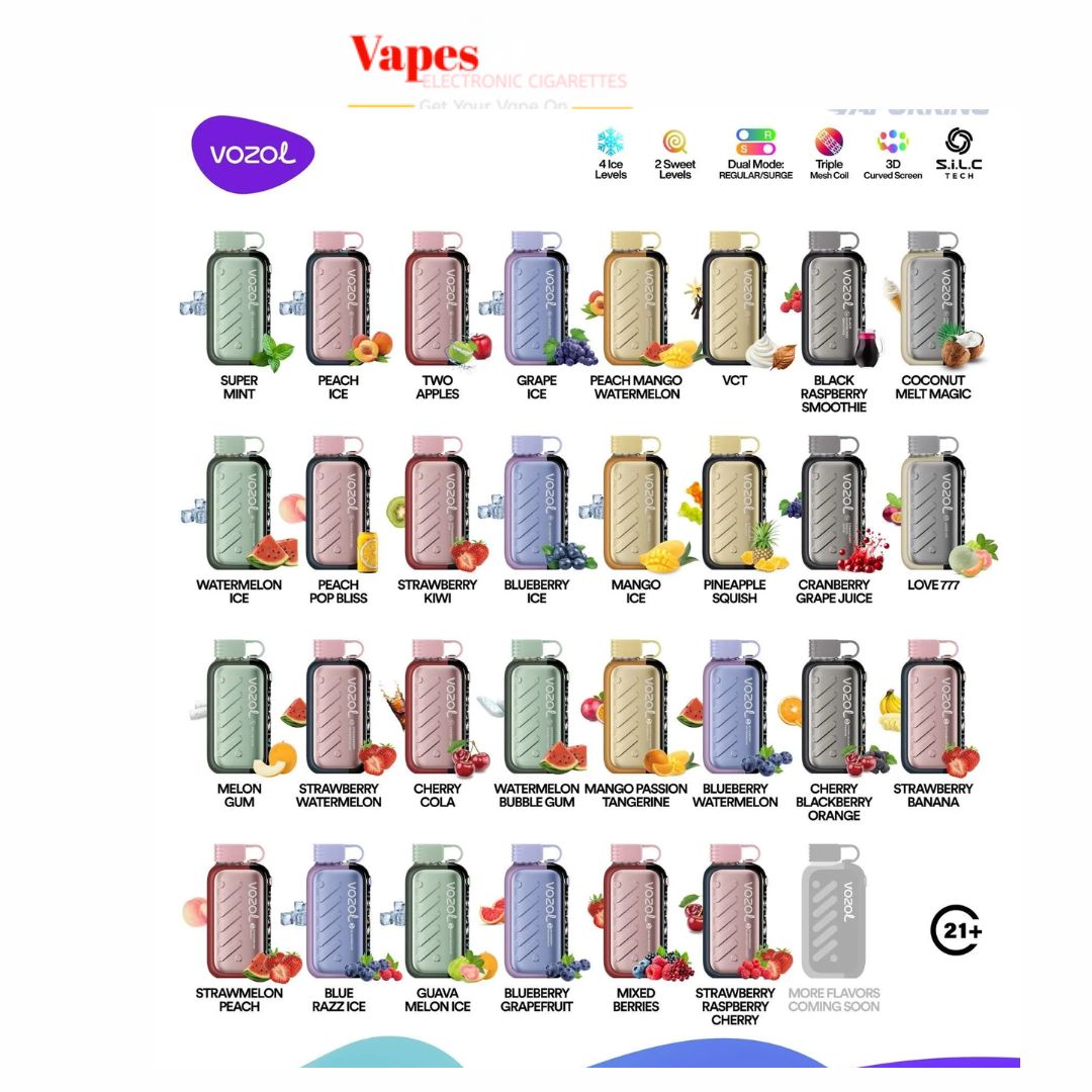 Vozol Gear Ice & Sweet 50000 Puffs Disposable Vape in Dubai UAE