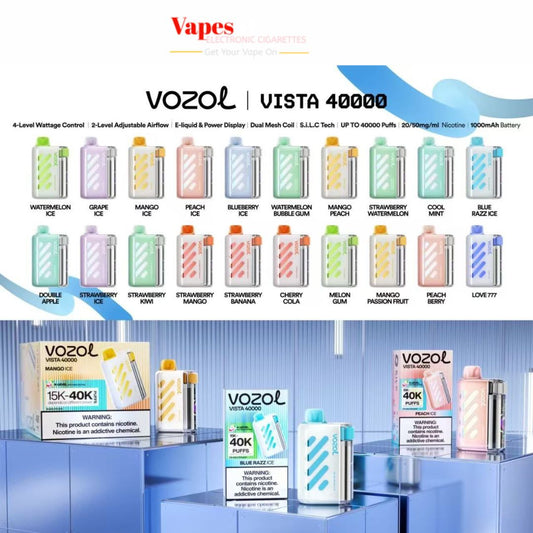 Vozol VISTA 40000 Puffs Disposable Vape in Dubai UAE