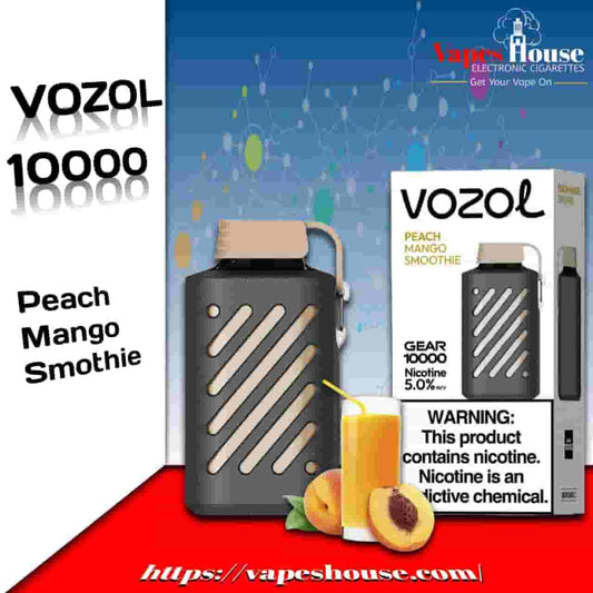 Vozol Gear Peach Mango Smoothie 10000 Puffs