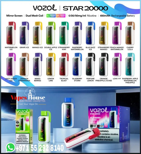 Vozol Star 20000 Puffs Disposable Vape - in Dubai, UAE